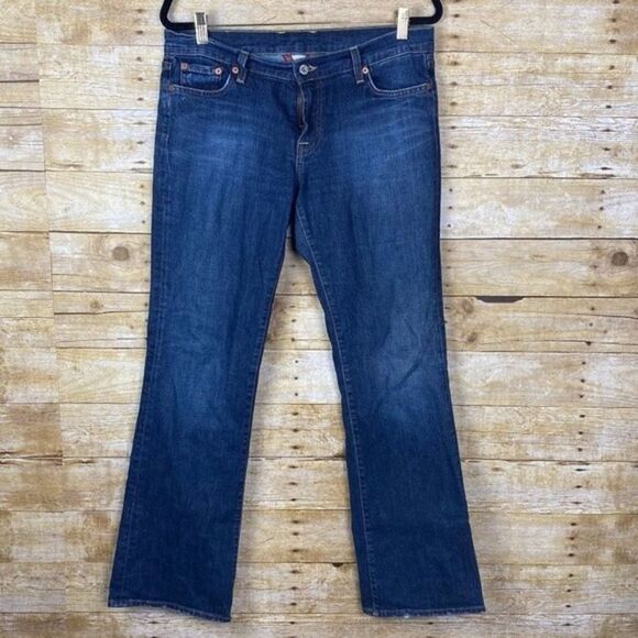 LUCKY BRAND SUNDOWN LOW RISE CASUAL EVERYDAY WEAR PREMIUM BOOTCUT DENIM SZ.10R - Picture 1 of 4